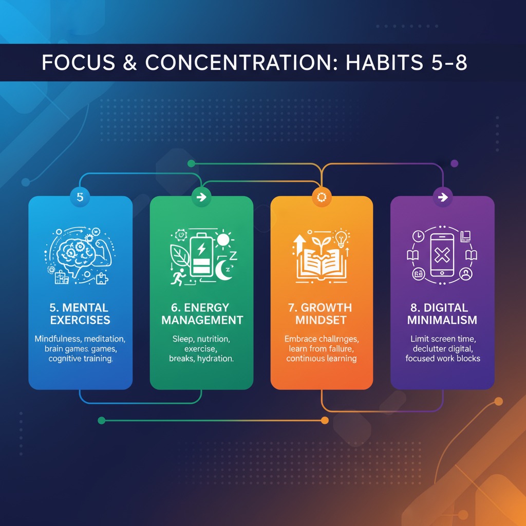 How to improve focus and concentration