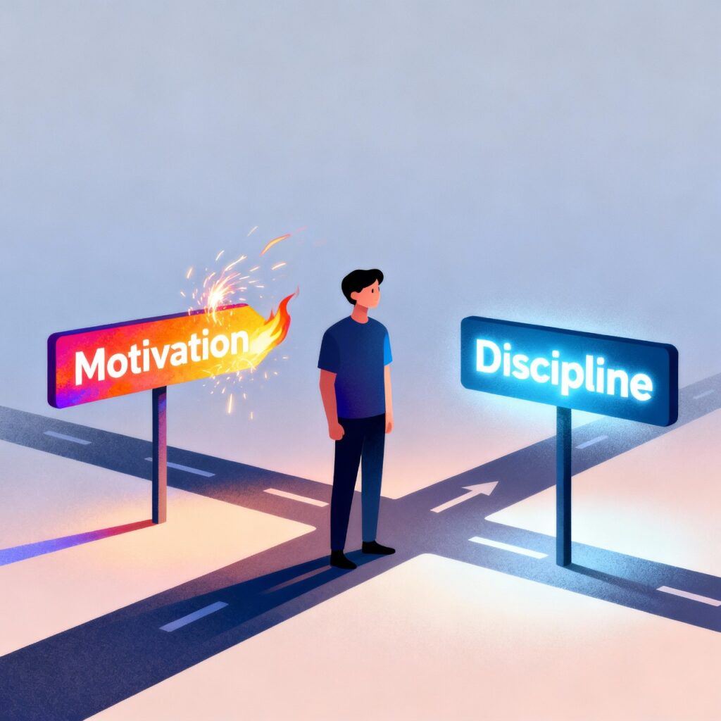 Discipline over motivation