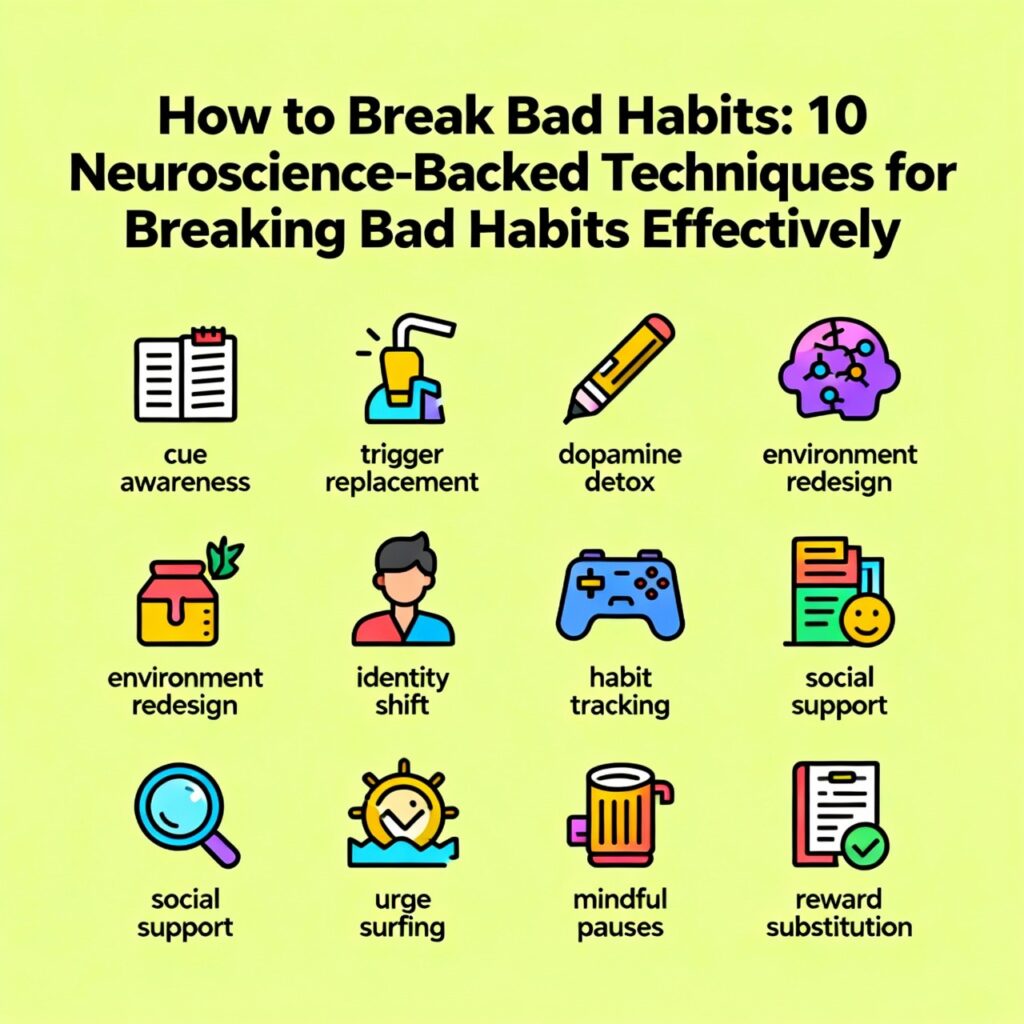How to break bad habits