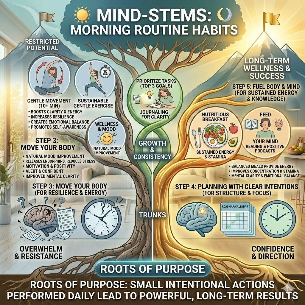 Morning routine habits
